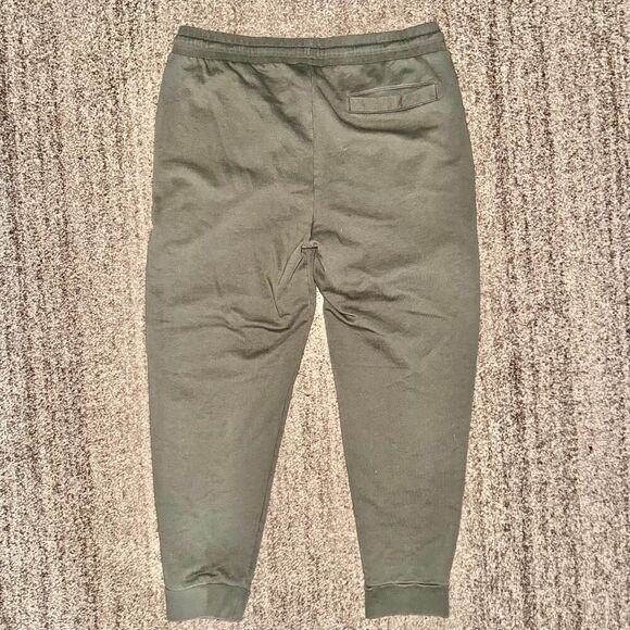 Hugo Boss Men's Devoc Big Logo Cotton Jogger Pants Sweatpants Olive Green XXL - Picture 9 of 10